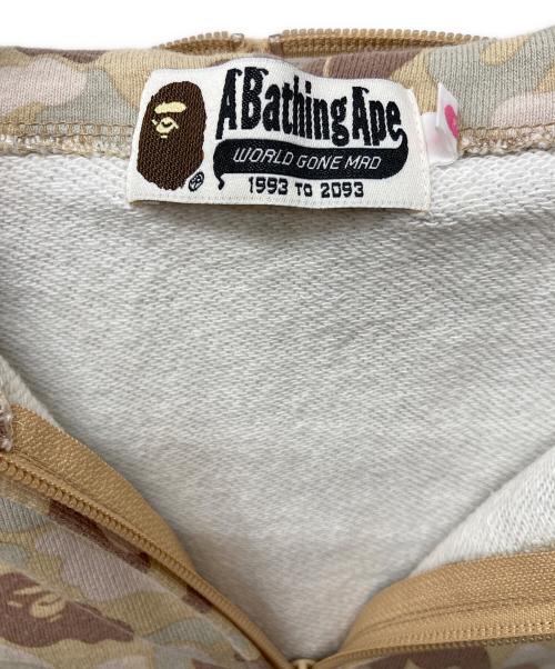 A BATHING APE（アベイシングエイプ）A BATHING APE (アベイシングエイプ) カモフラージュジップパーカー ブラウン サイズ:ＸＳの古着・服飾アイテム