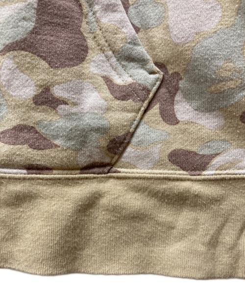 A BATHING APE（アベイシングエイプ）A BATHING APE (アベイシングエイプ) カモフラージュジップパーカー ブラウン サイズ:ＸＳの古着・服飾アイテム