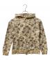 A BATHING APE（アベイシングエイプ）の古着「カモフラージュジップパーカー」｜ブラウン