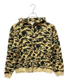 A BATHING APE（アベイシングエイプ）の古着「1st Camo ジップパーカー」｜ベージュ