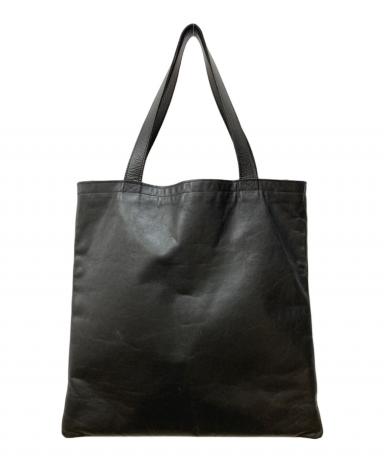 VANSON レザートートバック ブラック 中古・古着通販】VANSON (バンソン) レザーバッグ ブラック｜ブランド