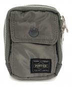 PORTERポーター）の古着「TANKER MINI POUCH」｜オリーブ