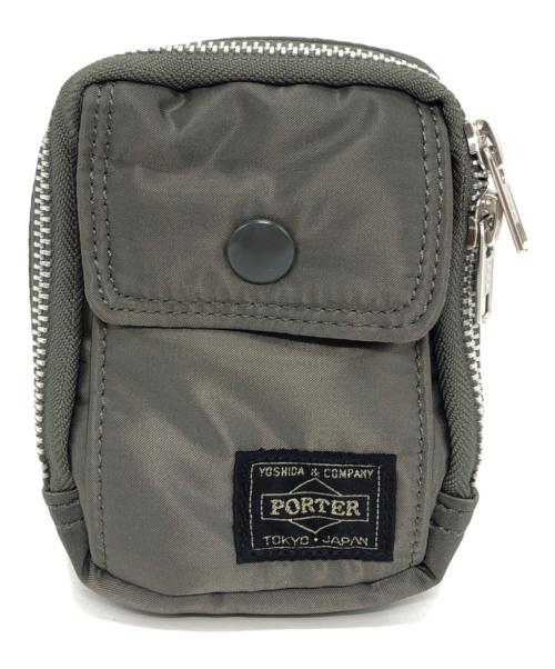PORTER（ポーター）PORTER (ポーター) TANKER MINI POUCH オリーブの古着・服飾アイテム