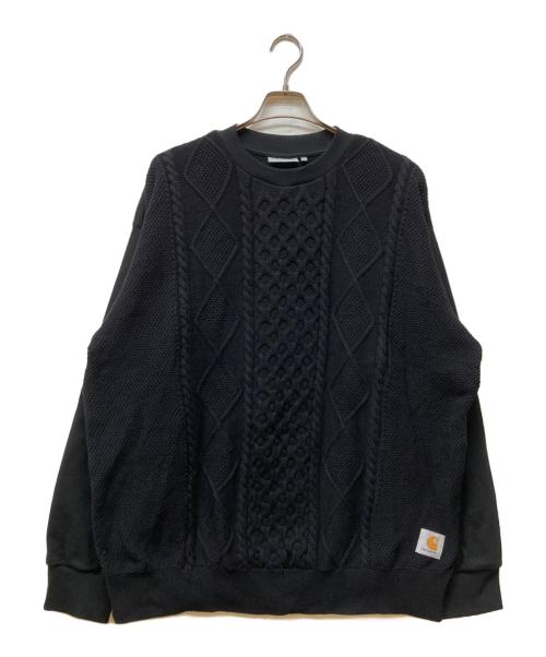 Carhartt WIP（カーハート ワーク イン プログレス）CARHARTT WIP (カーハート ワーク イン プログレス) Tridon Sweater ブラック サイズ:XLの古着・服飾アイテム