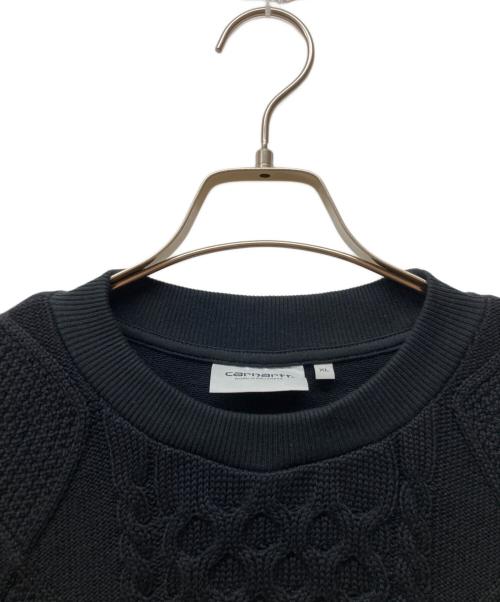 Carhartt WIP（カーハート ワーク イン プログレス）CARHARTT WIP (カーハート ワーク イン プログレス) Tridon Sweater ブラック サイズ:XLの古着・服飾アイテム
