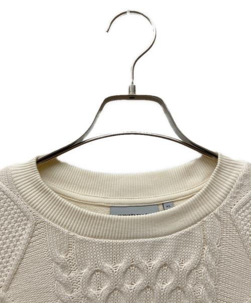 Carhartt WIP（カーハート ワーク イン プログレス）CARHARTT WIP (カーハート ワーク イン プログレス) Tridon Sweater アイボリー サイズ:ＸＬの古着・服飾アイテム