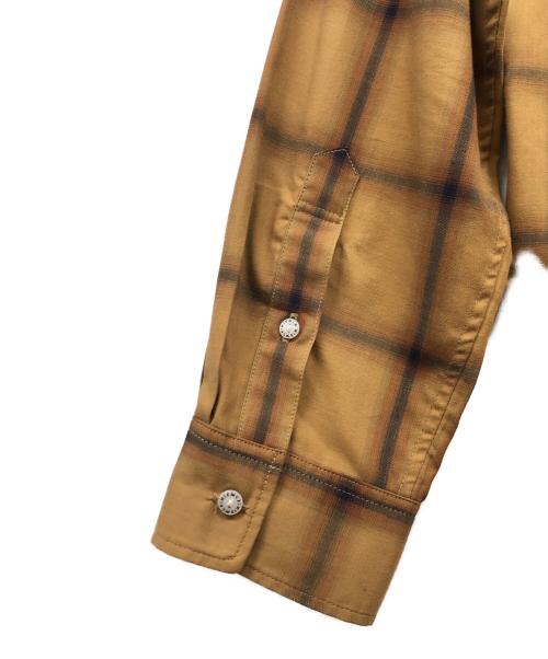 THE CRIMIE（ザ クライミー）THE CRIMIE (ザ クライミー) オープンカラーシャツ ブラウン サイズ:XXLの古着・服飾アイテム