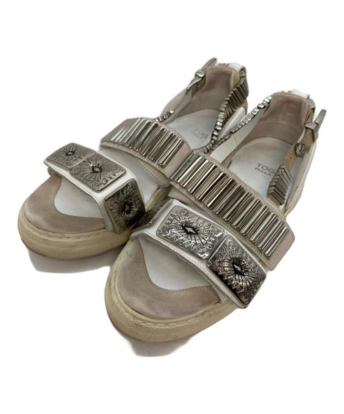 TOGA（トーガ）TOGA (トーガ) METAL SNEAKER SANDALS ネイビー サイズ:37の古着・服飾アイテム
