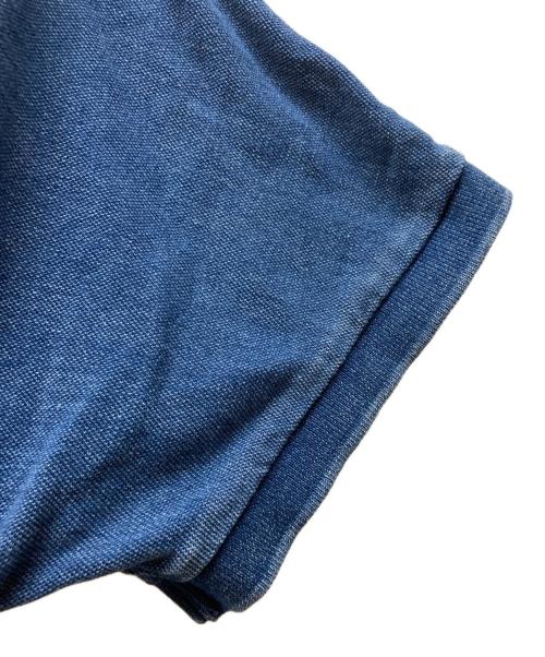 LACOSTE（ラコステ）LACOSTE (ラコステ) インディゴ 鹿の子ポロドレス ワンピース ブルー サイズ:36の古着・服飾アイテム
