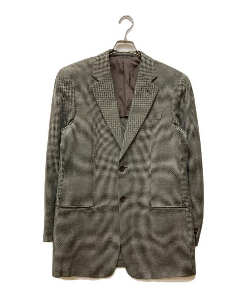 ARMANI COLLEZIONI（アルマーニ コレツィオーニ）ARMANI COLLEZIONI (アルマーニ コレツィオーニ) テーラードジャケット ブラウン サイズ:46Rの古着・服飾アイテム