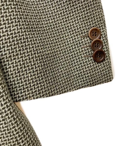 ARMANI COLLEZIONI（アルマーニ コレツィオーニ）ARMANI COLLEZIONI (アルマーニ コレツィオーニ) テーラードジャケット ブラウン サイズ:46Rの古着・服飾アイテム
