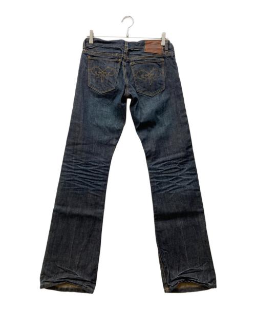 RALPH LAUREN（ラルフローレン）RALPH LAUREN (ラルフローレン) フレアデニムパンツ ネイビー サイズ:11の古着・服飾アイテム