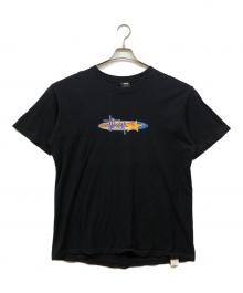 stussy（ステューシー）の古着「プリントカットソー」｜ブラック