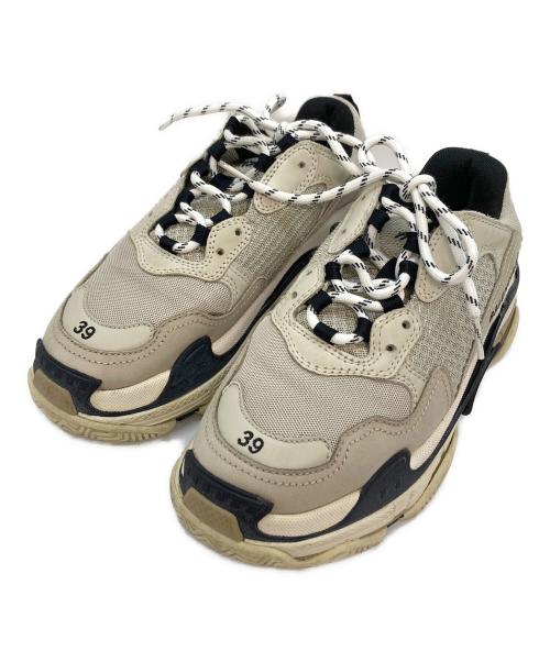 BALENCIAGA（バレンシアガ）BALENCIAGA (バレンシアガ) TRIPLE S グレー サイズ:26の古着・服飾アイテム