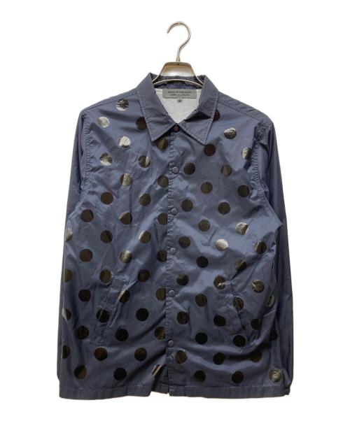 GOOD DESIGN SHOP COMME des GARCONS（グッドデザインショップ コムデギャルソン）GOOD DESIGN SHOP COMME des GARCONS (グッドデザインショップ コムデギャルソン) ドット柄コーチジャケット ネイビー サイズ:Sの古着・服飾アイテム