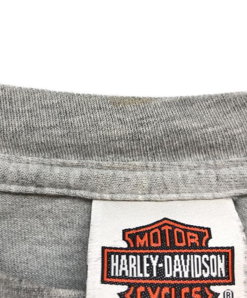 HARLEY-DAVIDSON（ハーレーダビッドソン）HARLEY-DAVIDSON (ハーレーダビッドソン) プリントTシャツ グレー サイズ:2XLの古着・服飾アイテム