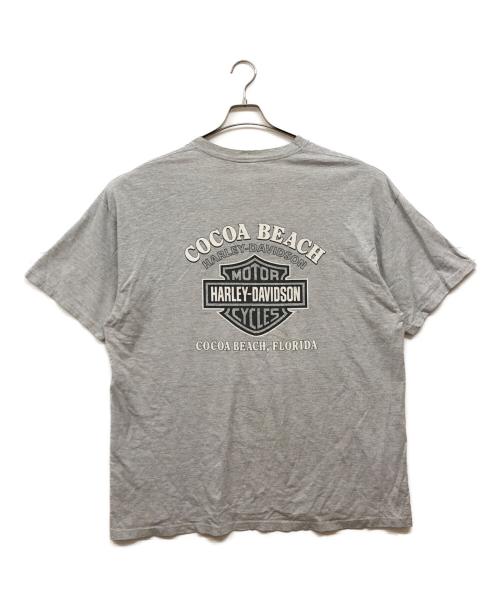 HARLEY-DAVIDSON（ハーレーダビッドソン）HARLEY-DAVIDSON (ハーレーダビッドソン) プリントTシャツ グレー サイズ:2XLの古着・服飾アイテム