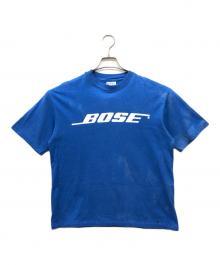 Hanes（ヘインズ）の古着「BOSEプリントTシャツ」｜ブルー