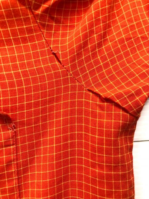 Darwin（ダーウィン）Darwin (ダーウィン) ヴィンテージシャツ オレンジ サイズ:Mの古着・服飾アイテム