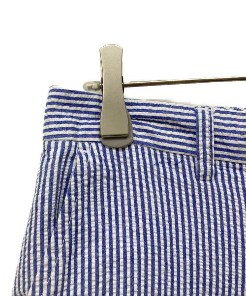 POLO RALPH LAUREN（ポロ・ラルフローレン）POLO RALPH LAUREN (ポロ・ラルフローレン) シアサッカーストライプハーフパンツ ブルー サイズ:20 170/74の古着・服飾アイテム
