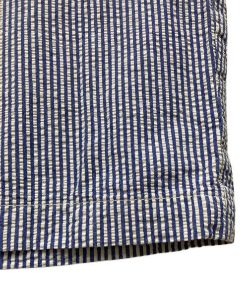 POLO RALPH LAUREN（ポロ・ラルフローレン）POLO RALPH LAUREN (ポロ・ラルフローレン) シアサッカーストライプハーフパンツ ブルー サイズ:20 170/74の古着・服飾アイテム