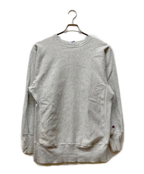Champion REVERSE WEAVE（チャンピオン リバース ウィーブ）Champion REVERSE WEAVE (チャンピオン リバース ウィーブ) 目無しリバースウィーブスウェット グレー サイズ:Lの古着・服飾アイテム
