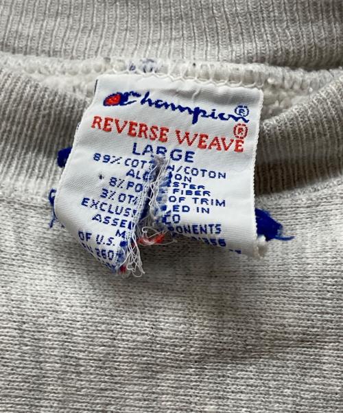 Champion REVERSE WEAVE（チャンピオン リバース ウィーブ）Champion REVERSE WEAVE (チャンピオン リバース ウィーブ) 目無しリバースウィーブスウェット グレー サイズ:Lの古着・服飾アイテム