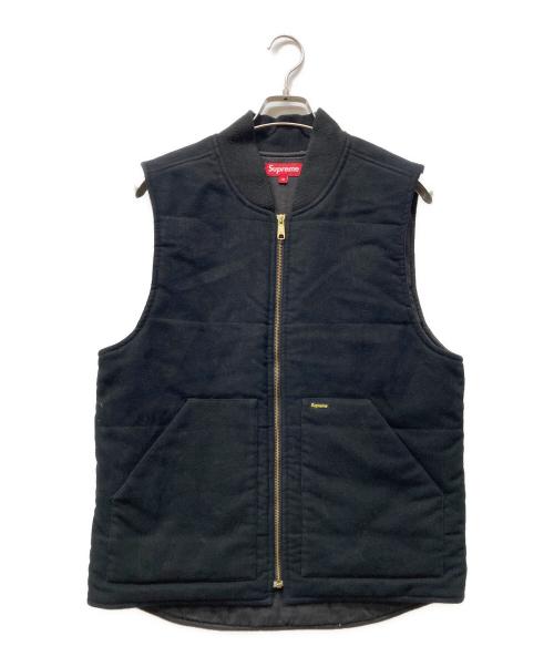 SUPREME（シュプリーム）Supreme (シュプリーム) 11FW MOLESKIN WORK VEST ブラック サイズ:Mの古着・服飾アイテム