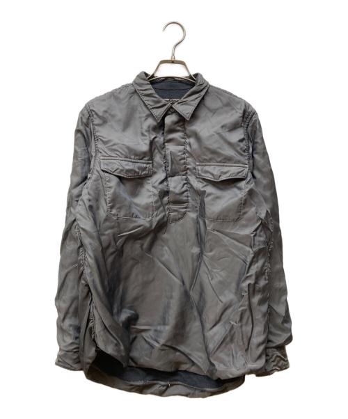COMME des GARCONS HOMME PLUS（コムデギャルソンオムプリュス）COMME des GARCONS HOMME PLUS (コムデギャルソンオムプリュス) スーベニールキッチュ期 ナイロンプルオーバーシャツ グレー サイズ:記載無しの古着・服飾アイテム