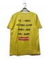 Supreme (シュプリーム) BAD BRAINS Tシャツ イエロー サイズ:L：6000円