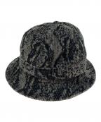 SUPREMEシュプリーム）の古着「パイソン柄コーデュロイバケットハット」｜グレー