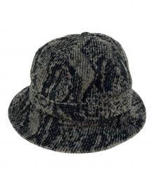 SUPREME（シュプリーム）の古着「パイソン柄コーデュロイバケットハット」｜グレー