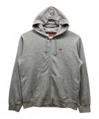 SUPREMEシュプリーム）の古着「Small Box Logo Zip Up Hooded Sweatshirt」｜グレー