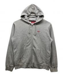 SUPREME（シュプリーム）の古着「Small Box Logo Zip Up Hooded Sweatshirt」｜グレー