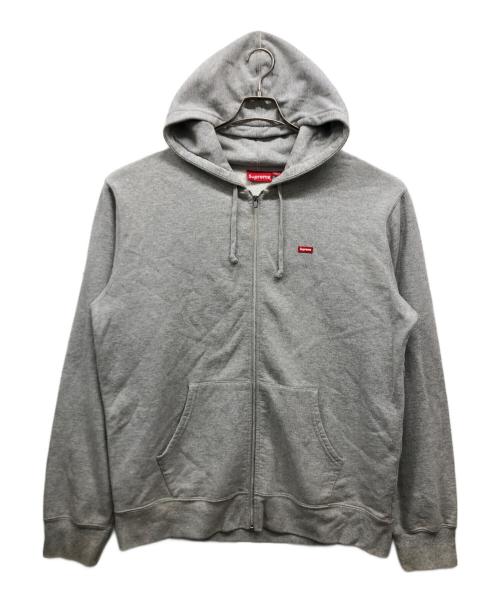 SUPREME（シュプリーム）Supreme (シュプリーム) Small Box Logo Zip Up Hooded Sweatshirt グレー サイズ:XLの古着・服飾アイテム