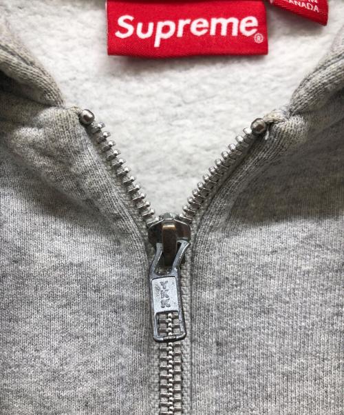 SUPREME（シュプリーム）Supreme (シュプリーム) Small Box Logo Zip Up Hooded Sweatshirt グレー サイズ:XLの古着・服飾アイテム