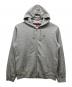 Supreme（シュプリーム）の古着「Small Box Logo Zip Up Hooded Sweatshirt」｜グレー