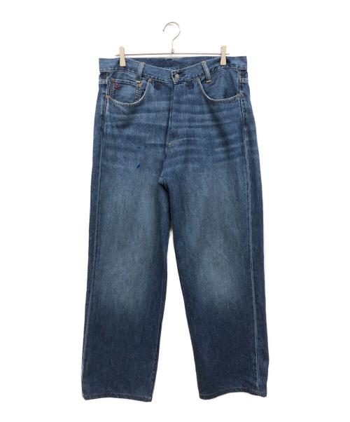 POLO RALPH LAUREN（ポロ・ラルフローレン）POLO RALPH LAUREN (ポロ・ラルフローレン) バギーデニムパンツ インディゴ サイズ:34の古着・服飾アイテム