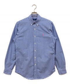 ウ*ー様 Ralph Lauren ラルフ オンブレーチェック シルクコットン 中古・古着通販】RALPH LAUREN (ラルフローレン) BLAKE コットンシルク