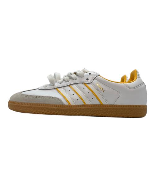 adidas Originals（アディダスオリジナル）adidas originals (アディダスオリジナル) SAMBA OG ホワイト×イエロー サイズ:24 未使用品の古着・服飾アイテム