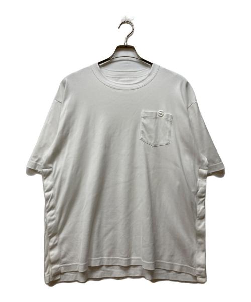 sacai（サカイ）sacai (サカイ) Cotton Jersey T-Shirt ホワイト サイズ:４の古着・服飾アイテム