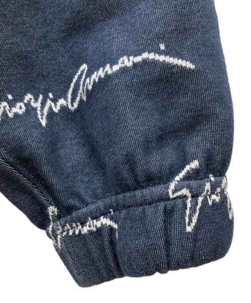 GIORGIO ARMANI（ジョルジオアルマーニ）GIORGIO ARMANI (ジョルジョアルマーニ) 総柄ロゴパーカー ネイビー サイズ:48の古着・服飾アイテム