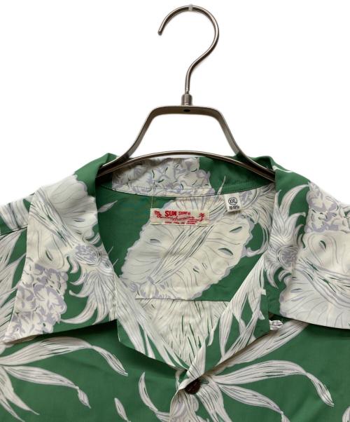 Sun Surf（サンサーフ）Sun Surf (サンサーフ) “ISLAND PINEAPPLE” (LONG SLEEVE) グリーン サイズ:XXLの古着・服飾アイテム