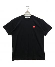PLAY COMME des GARCONS（プレイコムデギャルソン）の古着「T-SHIRT WITH RED EMBLEM」｜ブラック