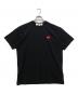PLAY COMME des GARCONS（プレイコムデギャルソン）の古着「T-SHIRT WITH RED EMBLEM」｜ブラック
