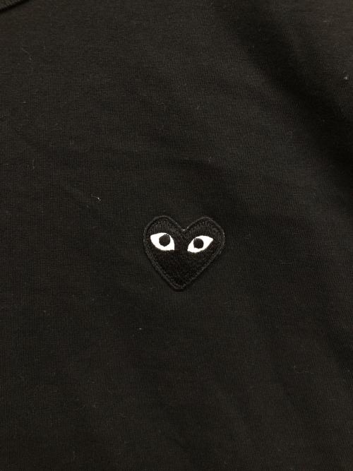 PLAY COMME des GARCONS（プレイコムデギャルソン）PLAY COMME des GARCONS (プレイコムデギャルソン) Long Sleeve T-Shirt With Black Emblem ブラック サイズ:XXLの古着・服飾アイテム