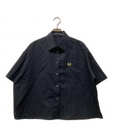 FRED PERRY（フレッドペリー）の古着「SHORT SLEEVE SHIRT」｜ブラック