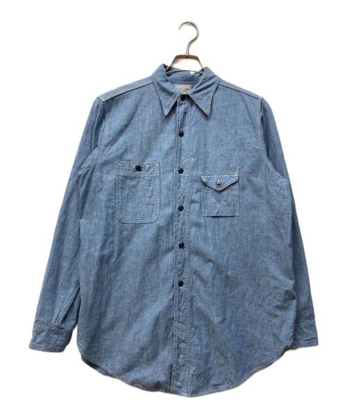 BIG YANK（ビッグヤンク）BIG YANK (ビッグヤンク) ANATOMICA (アナトミカ) デニムワークシャツ ブルー サイズ:15 1/2の古着・服飾アイテム