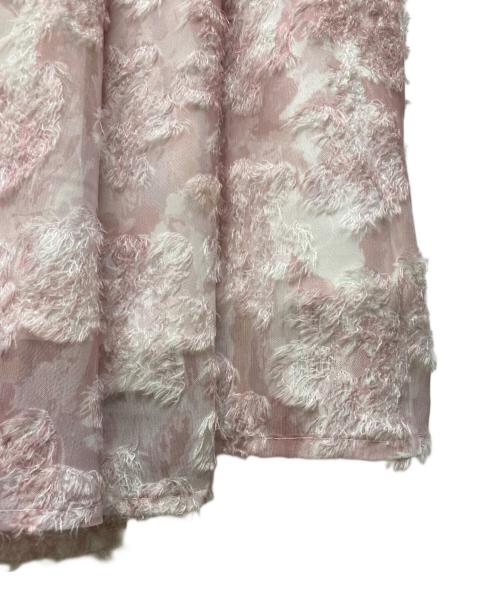 CELFORD（セルフォード）CELFORD (セルフォード) ベルト付きフラワーJQスカート ピンク サイズ:38の古着・服飾アイテム