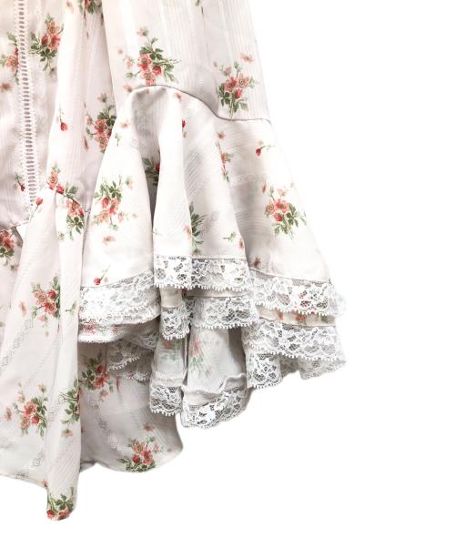 LAURA ASHLEY（ローラ アシュレイ）LAURA ASHLEY (ローラ アシュレイ) Rirandture (リランドチュール) フリルスリーブブラウス ピンク サイズ:2の古着・服飾アイテム
